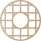 Ekena Millwork O'Neal Wood Fretwork Pierced Ceiling Medallion, Alder, 30"OD x 10 7/8"ID x 1/4"T CMWP30X30X0250ONAL - alternate 2